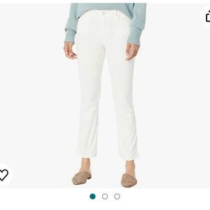 Paige Cindy High Rise Straight Leg Corduroy in Ecru